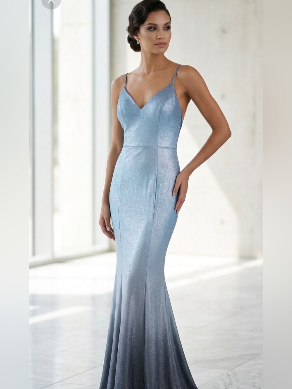 Amazing silver ombre dress